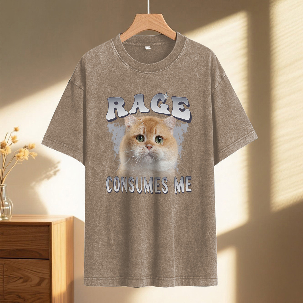 Custom Photo Vintage Certified Freak Funny Cat Meme T-Shirt Vintage Kitty Graphic Tee Retro Washed Cat Lover Shirt Funny Pet Humor Gift Unisex 90s Cat Top - MyFaceSocks