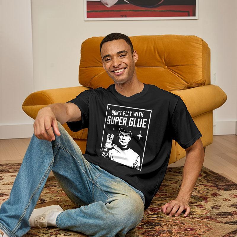 Don't Play With Superglue Geek T-Shirt - MyFaceSocks