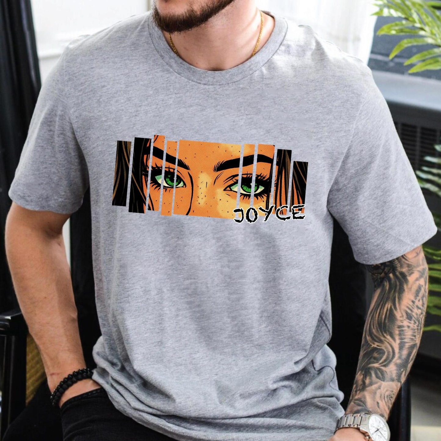 Custom Retro Comic Eyes Shirt, Personalized Name Graphic Tee, Aesthetic Unique Eye Art T-Shirt, Customizable Streetwear for Women Men 