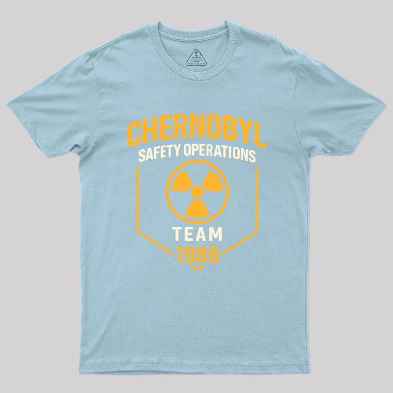 Chernobyl 1986 Safety Operations Team Geek T-Shirt - MyFaceSocks