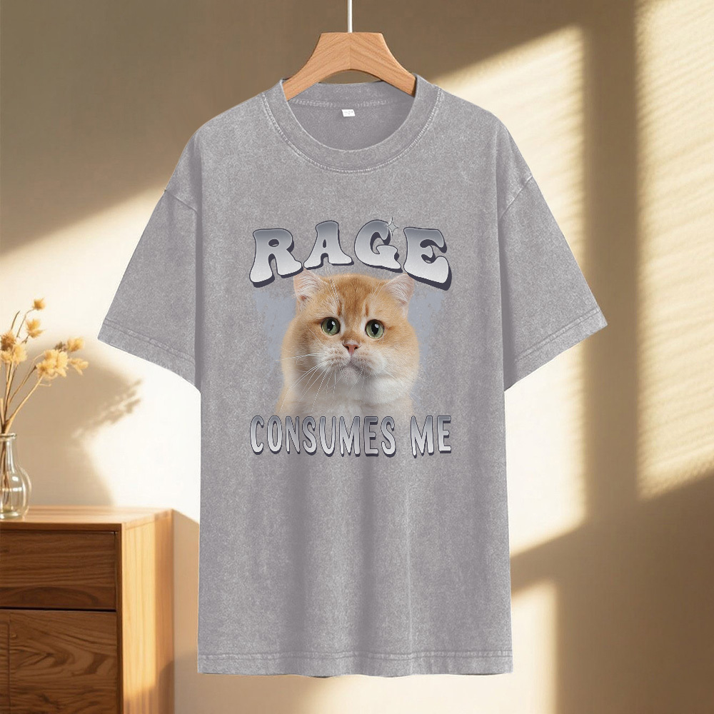 Custom Photo Vintage Certified Freak Funny Cat Meme T-Shirt Vintage Kitty Graphic Tee Retro Washed Cat Lover Shirt Funny Pet Humor Gift Unisex 90s Cat Top - MyFaceSocks