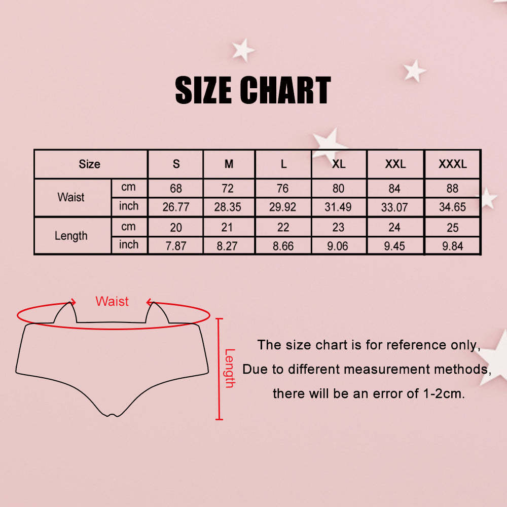Custom 3D Cartoon Animal Print Hipster Women Panties Cute Underwear With Ears for Pet Lover - MyFaceSocks