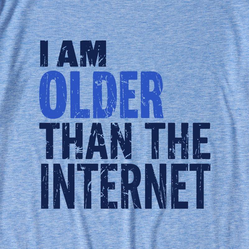 I'm Older Ultra Soft Heather Tee - MyFaceSocks