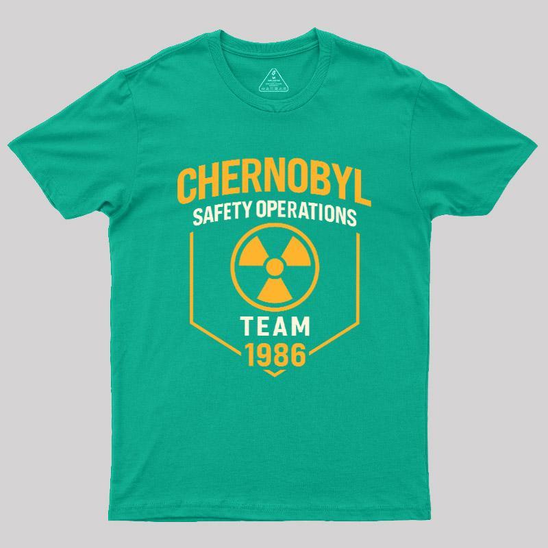 Chernobyl 1986 Safety Operations Team Geek T-Shirt - MyFaceSocks