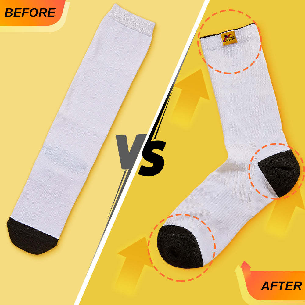 Custom I Love Dad Socks Add Pictures And Name Breathable Soft Socks