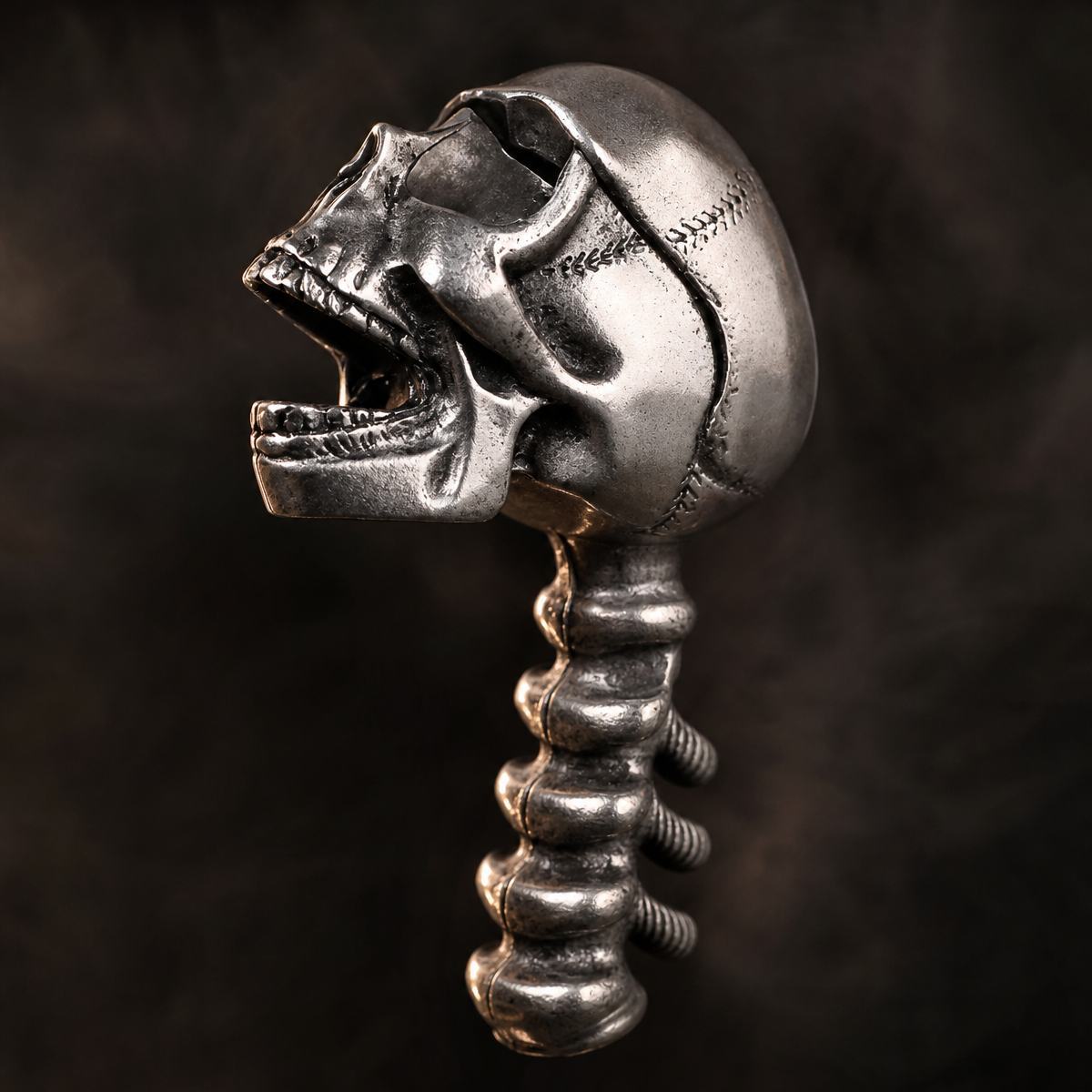Skull Bottle Opener for Halloween Gifts – Heavy Duty Alloy Beer Bottle Opener with Spine Design, Perfect for Men, Party Decor & Bar Accessories - MyFaceSocks