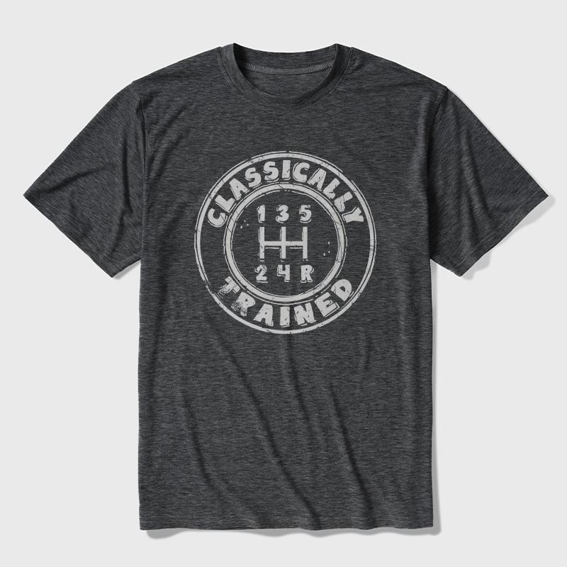 Classically Trained Ultra Soft Heather Tee - MyFaceSocks