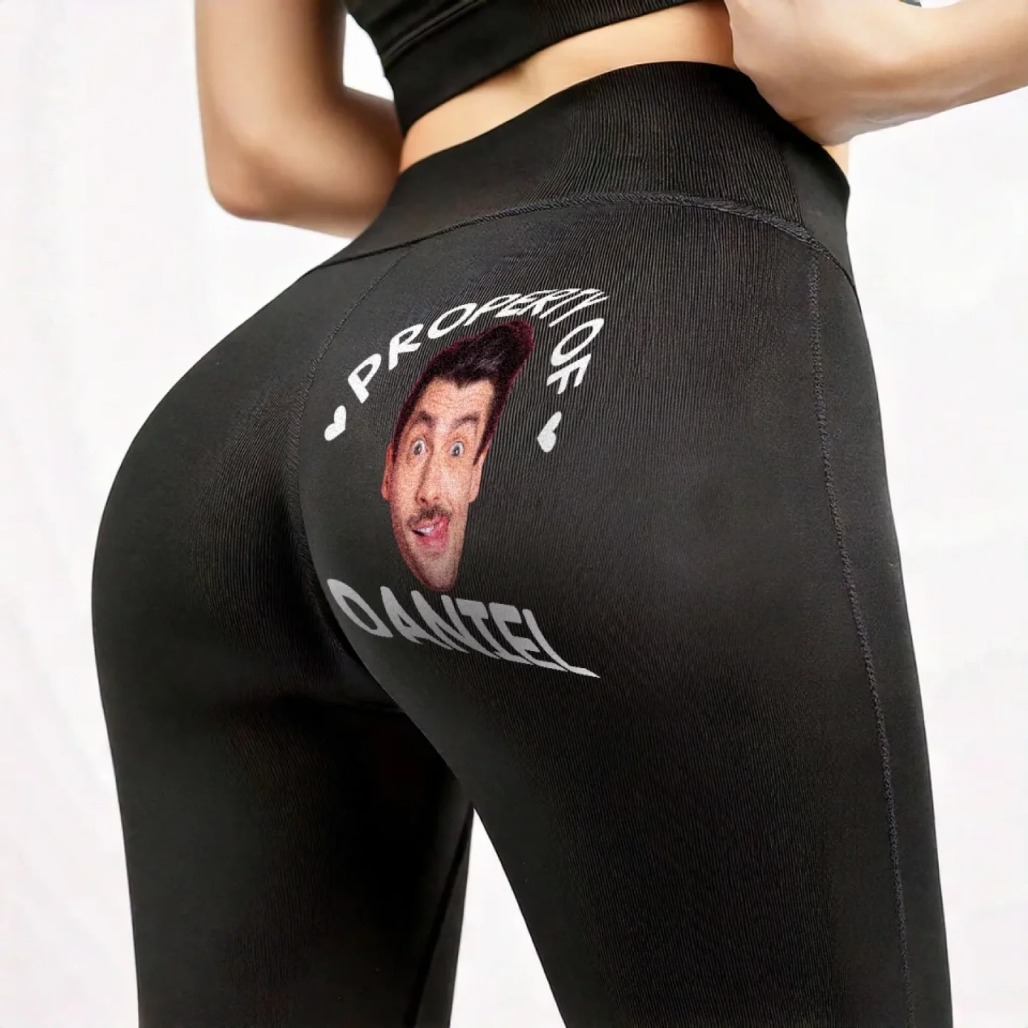 Custom Property Of Me Leggings - Personalized Photo & Name Gift for Her, Birthday or Anniversary - MyFaceSocks