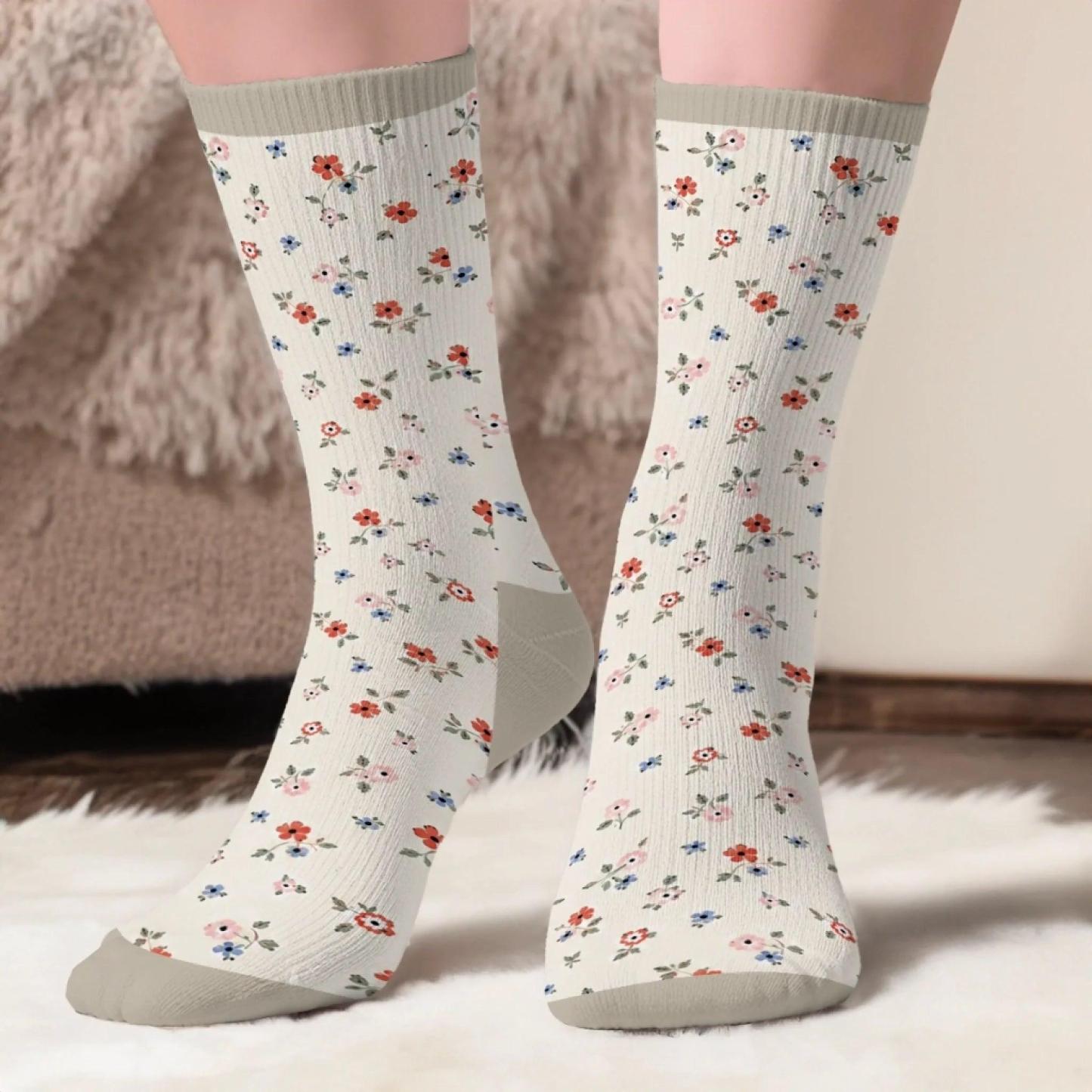 Custom Crew Socks - Personalized Bookish Gifts For Book Lovers, Bookworms, Readers - So Many Books, So Little Time - MyFaceSocks