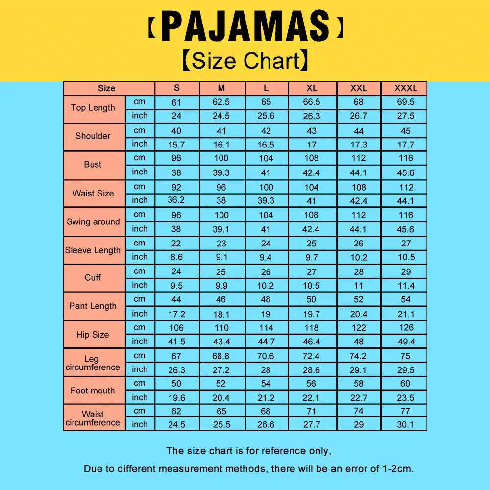 Custom Face Short Sleeved Pajamas Personalised Women's Sleepwear Love Gifts For Her - MyFaceSocks