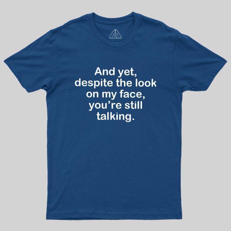 Funny Words Geek T-Shirt - MyFaceSocks