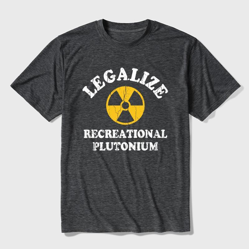 Legalize Recreational Plutonium Ultra Soft Heather Tee - MyFaceSocks