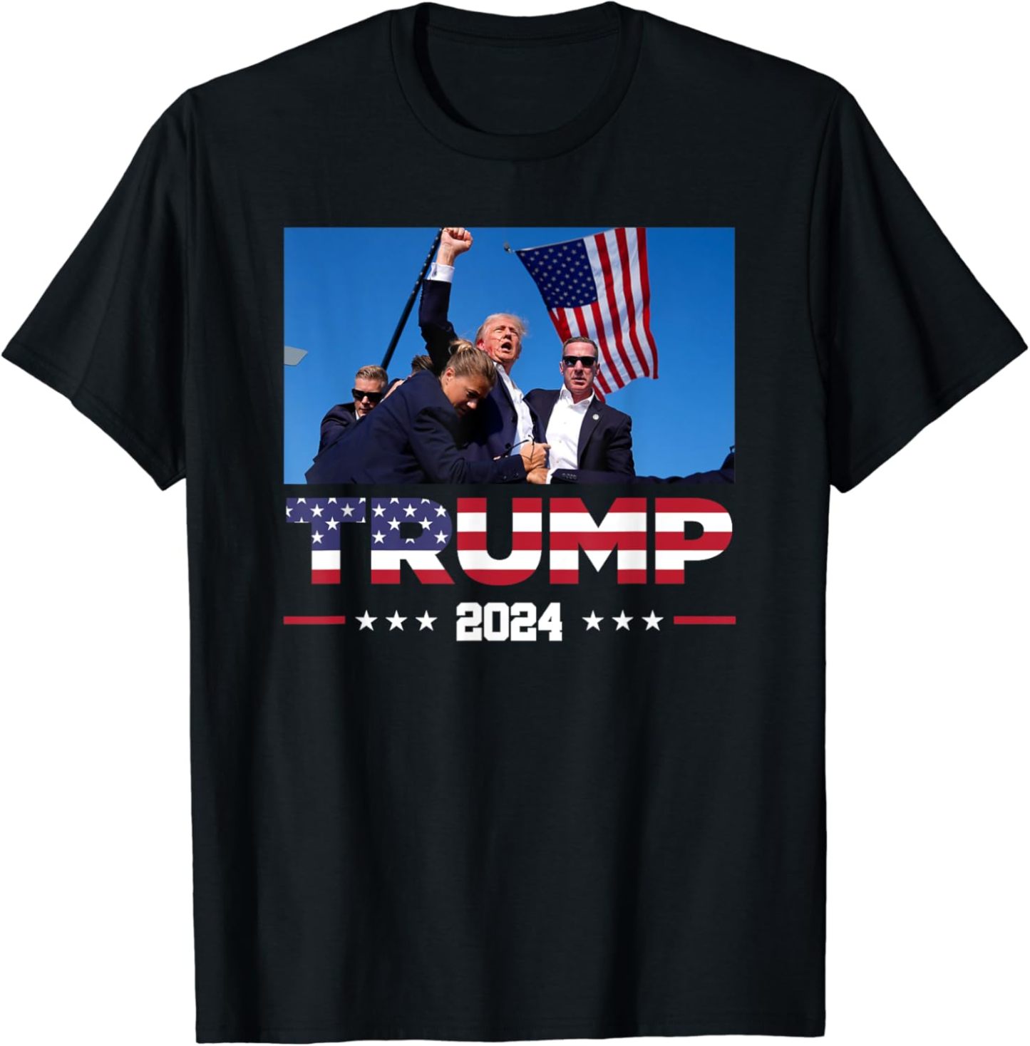 Donald Trump 2024 Survived Shot At Election Rally T-Shirt