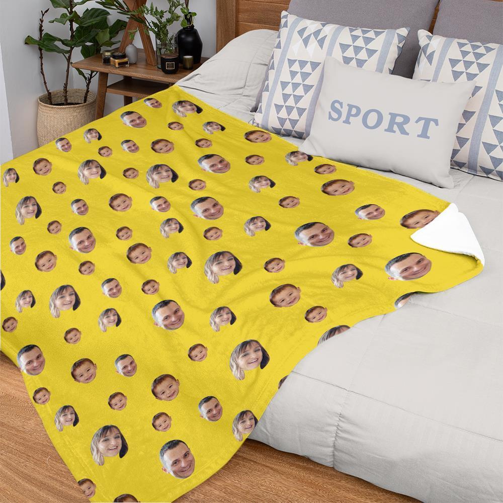 Custom Blankets Personalized Fleece Blanket Gifts For Family Your Face