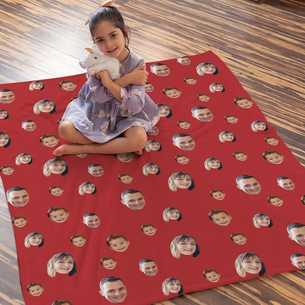 Custom Blankets Personalized Fleece Blanket Gifts For Family Your Face