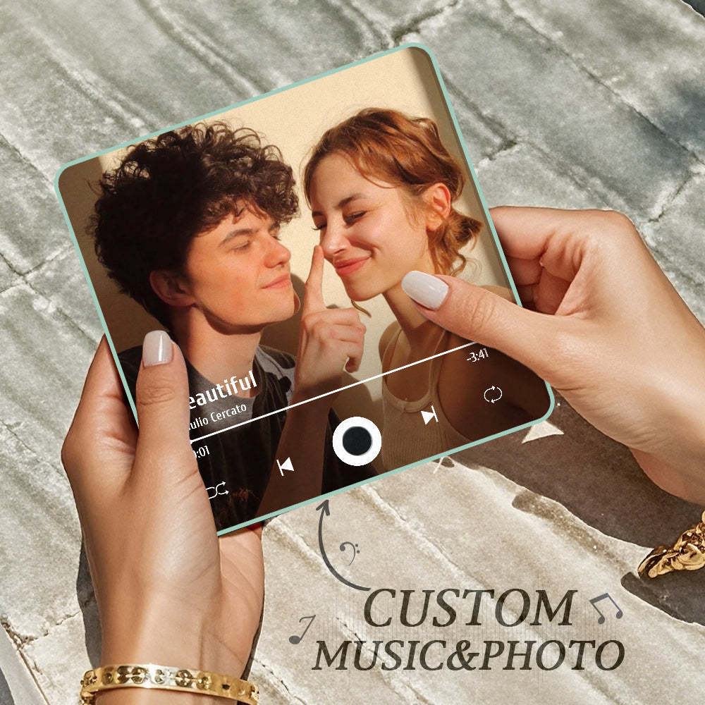 Personalized Photo Album Fridge Magnet Music Wall Photo Sticker Music Movement That Can Be Played Without Cell Phone Music Fridge Magnet Pro - Myfacesocks