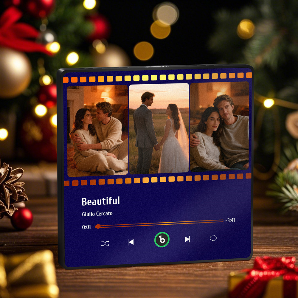 Custom Music Fridge Magnet Music Album Fridge Magnet Photo Music Wall Photo Sticker Music Movement That Can Be Played Gift Idea