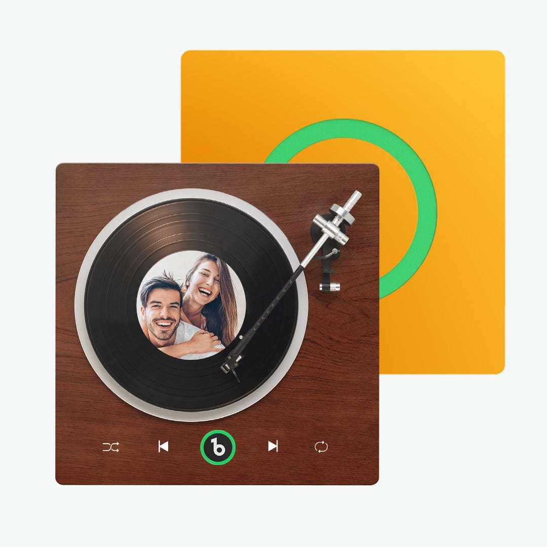 New 4.0 Upgrade Custom Music Fridge Magnet Vinyl Player Style Fridge Magnet Gift for Lover - MyFaceSocks