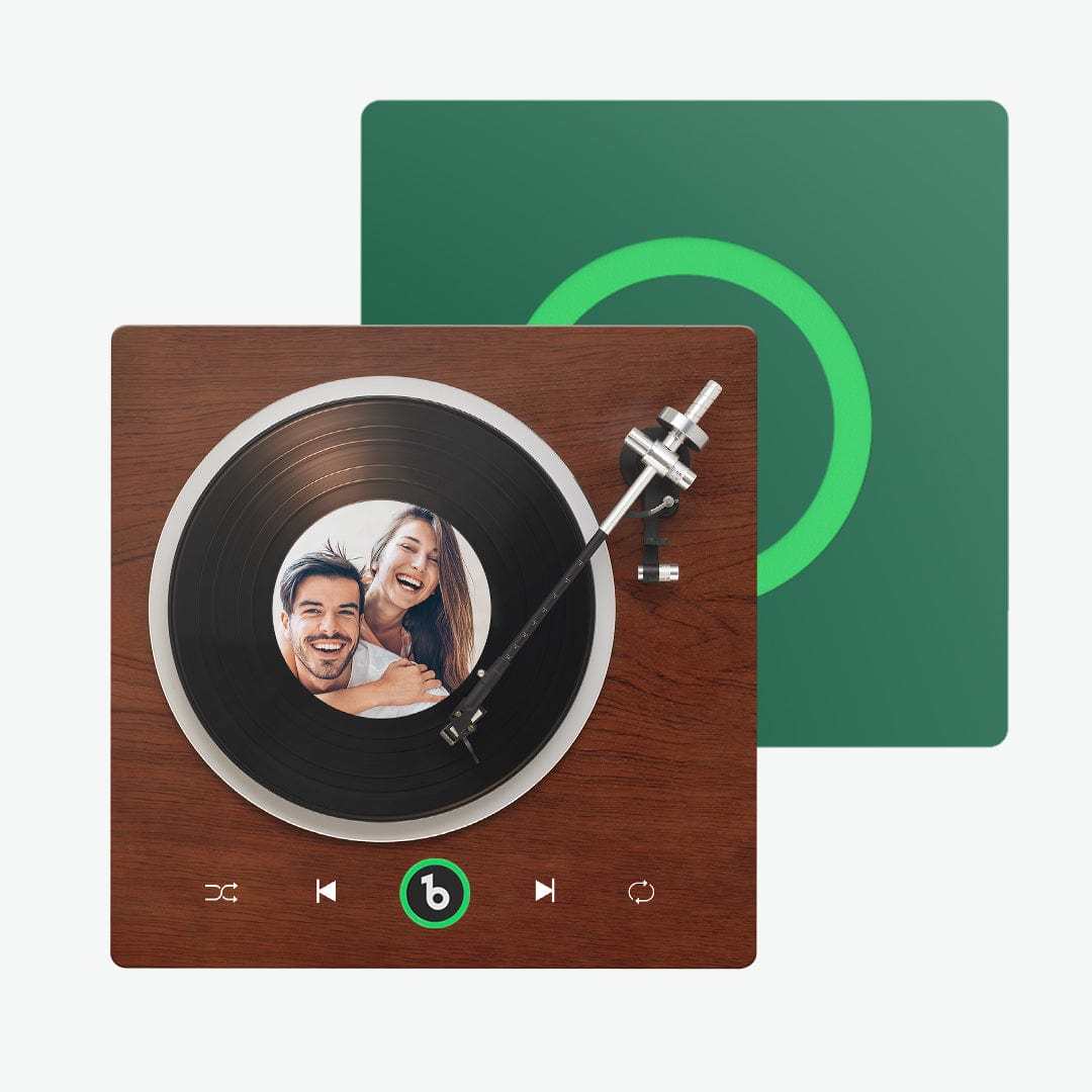 New 4.0 Upgrade Custom Music Fridge Magnet Vinyl Player Style Fridge Magnet Gift for Lover - MyFaceSocks