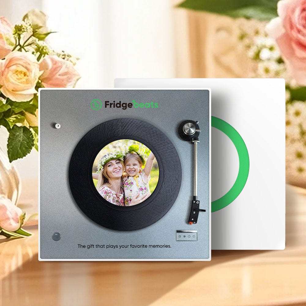 New 5.0 Upgrade Musical Fridge Magnet Fridge Beats Can Customize 1-6 Vinyl and Songs Mother's Day Gifts - MyFaceSocks