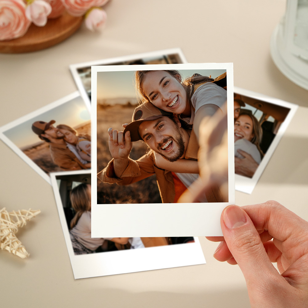 Custom Your Photos Acrylic Photo Frame Free-Standing Personalize Frames Immortalize Picture - SantaSocks