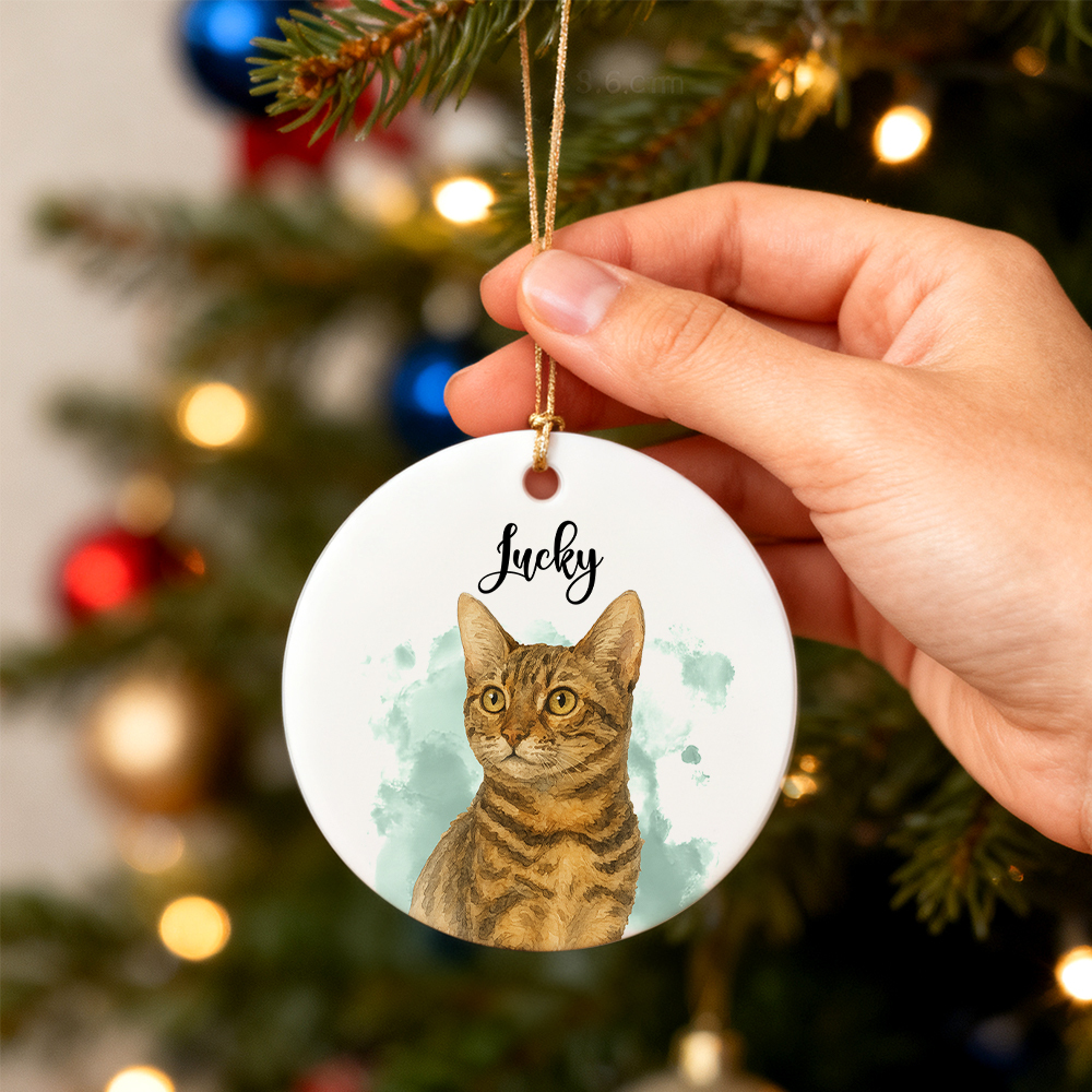 Custom Pet Ornament Personalized Dog Ornament Dog Remembrance Gift Custom Dog Ornament for Personalized Ornament Gift - MyFaceSocks