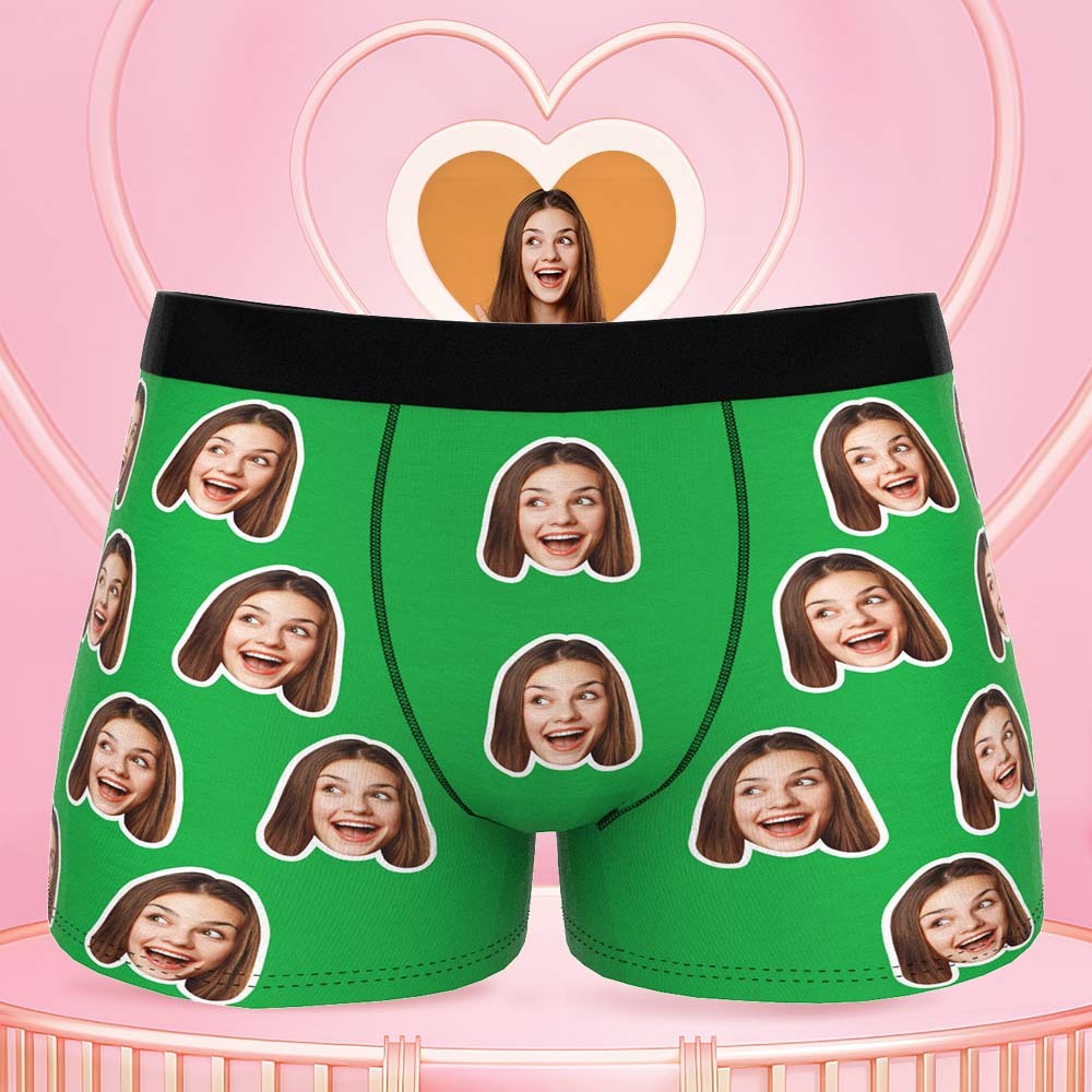 Colorful - Custom Face Boxer Shorts