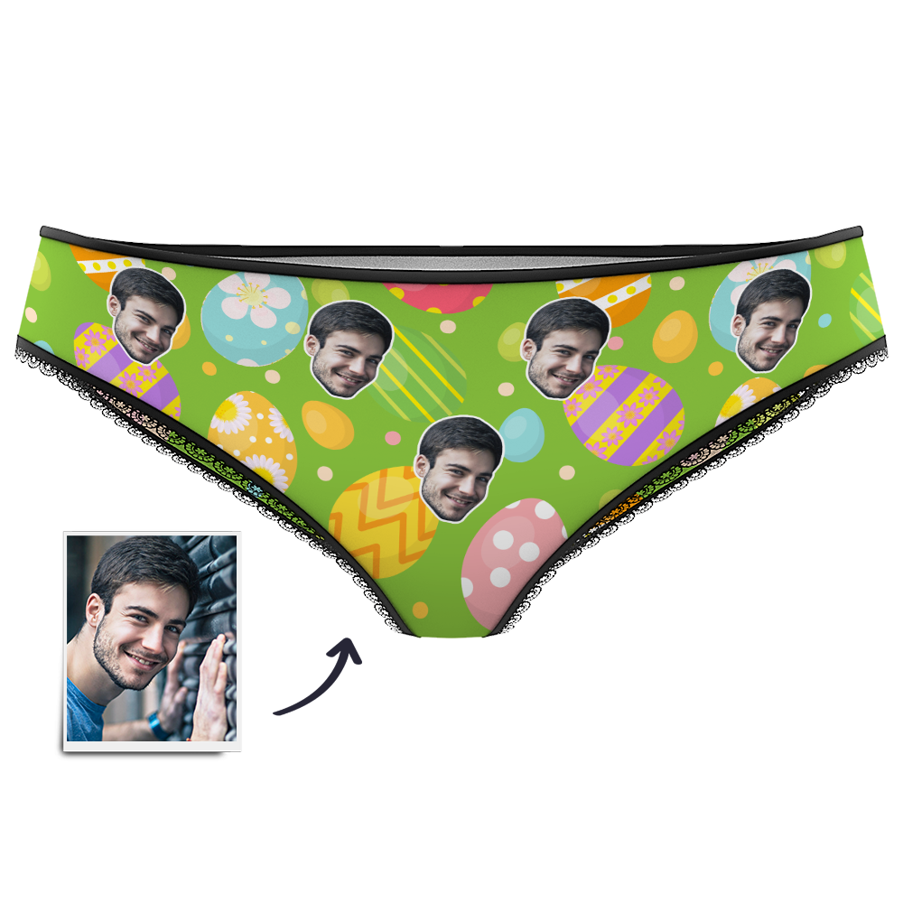 Custom Face Panties Women's Color Easter Egg - MyPhotoSocks
