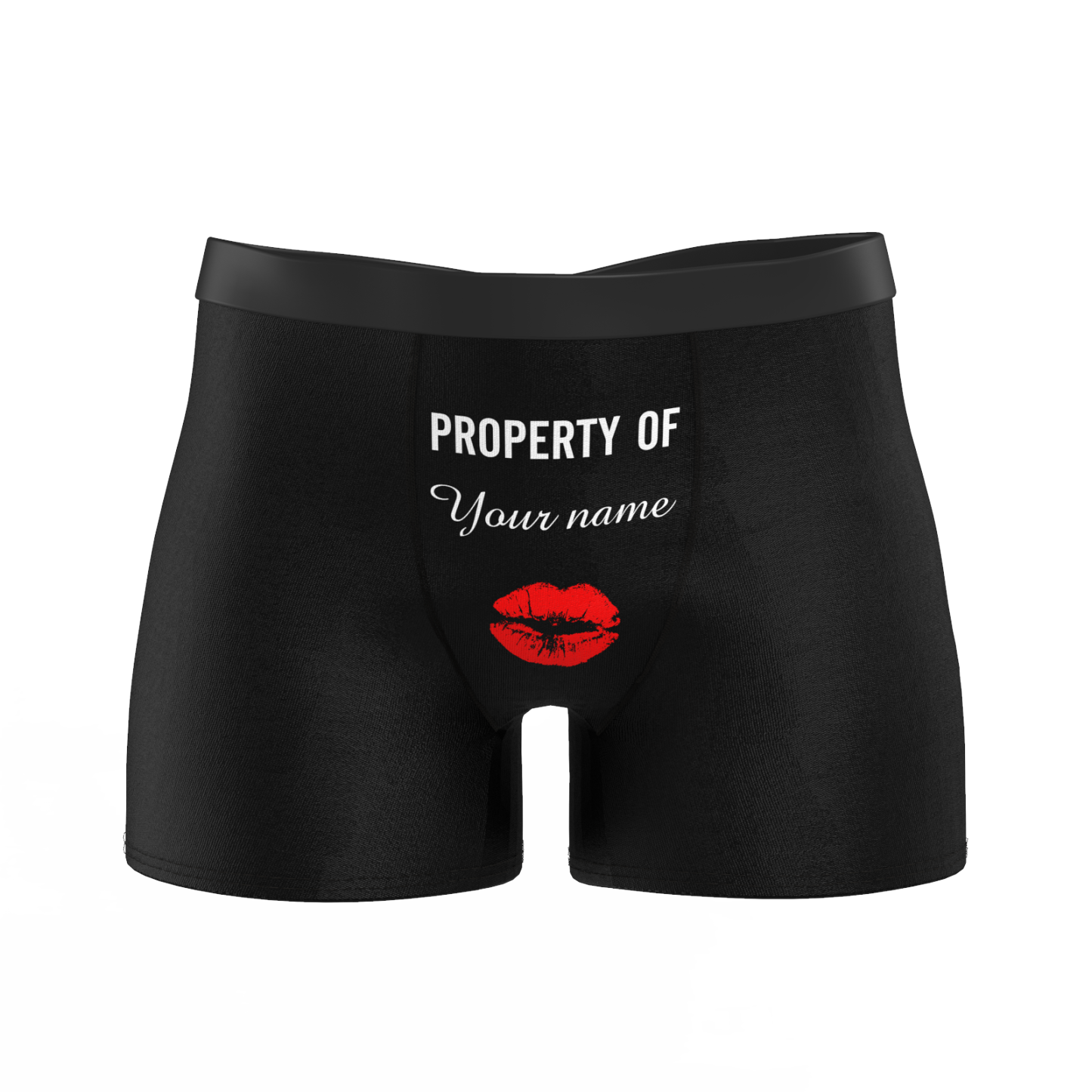 Custom Boxer Shorts - Property of Yours - MyPhotoSocks