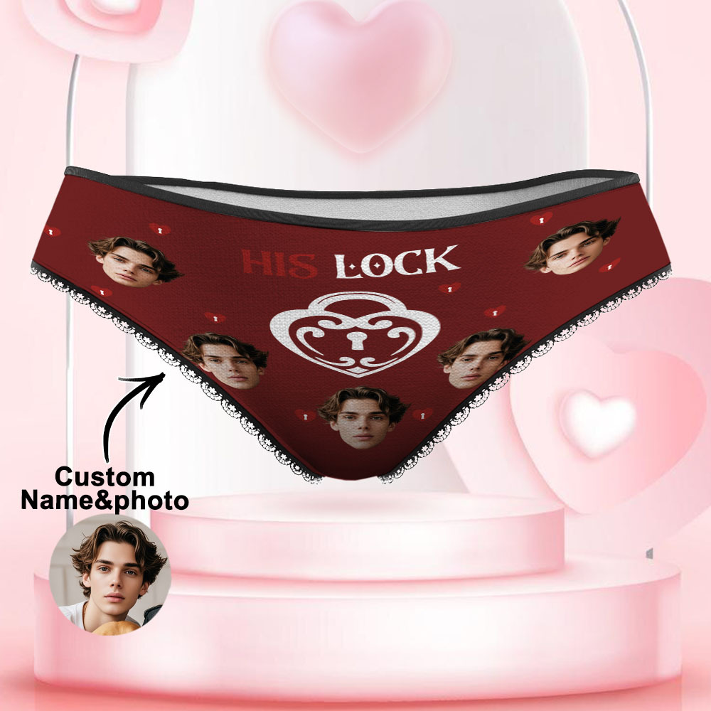 Custom Face Underwear Personalized Funny Panties Valentine's Day Gifts For Women