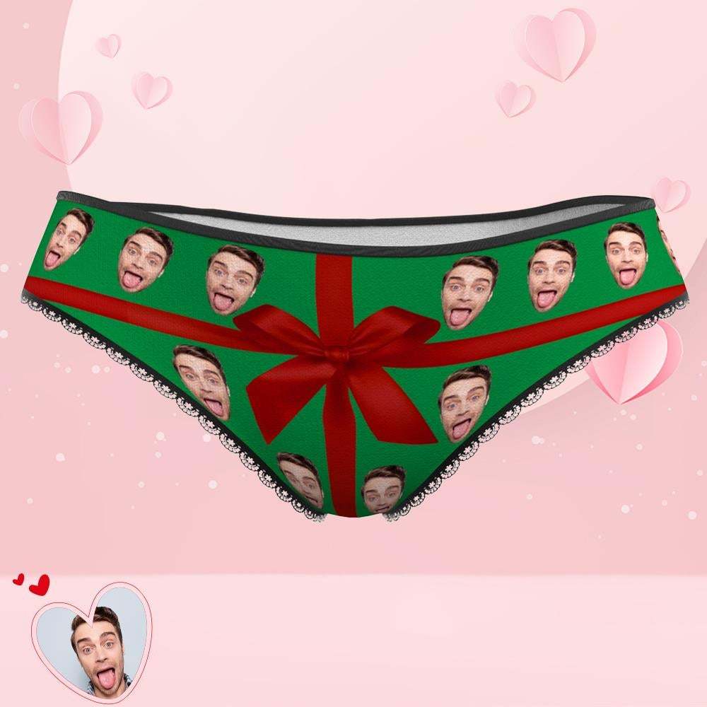 Valentine's Day Gift Custom Face Women's Panties Underwear Gifts For Girlfriend