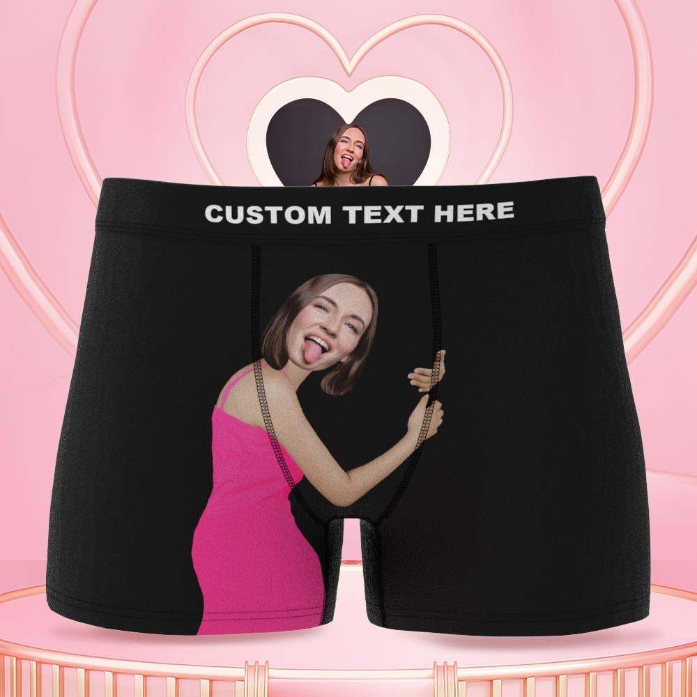 Custom Face On Body Boxers 3D Online Preview Custom Men's Funny Boxer Shorts