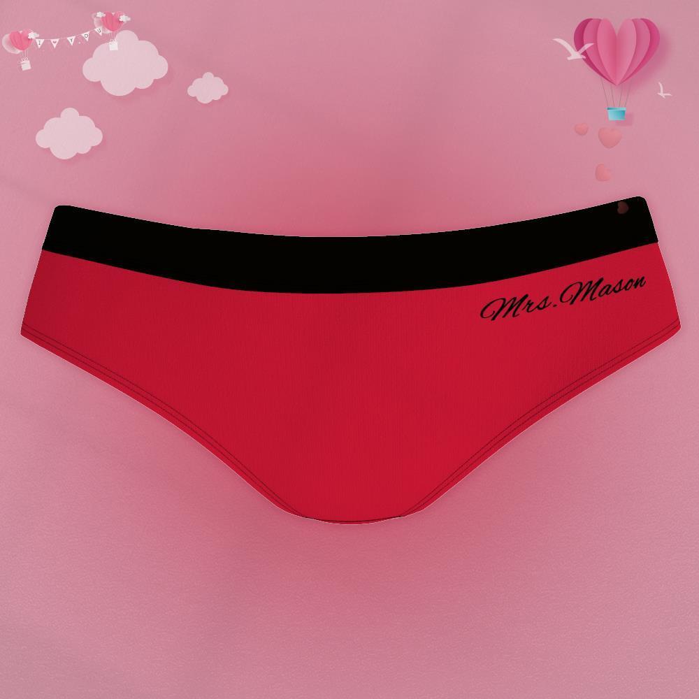 Custom Name Underwear,Personalized "Cum Dumpste" Panty Women's Gifts for Girlfriend