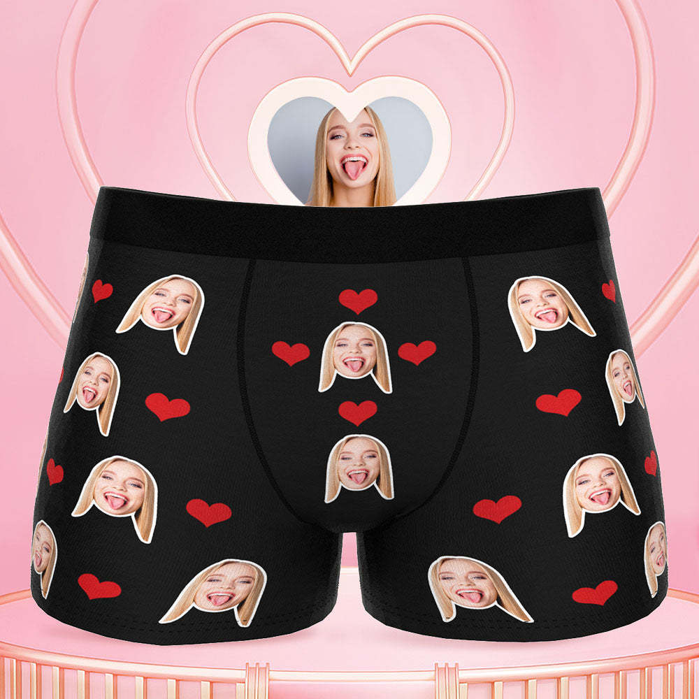 Personalized Face Boxers Custom Boxer Briefs Boxers With Face On Them