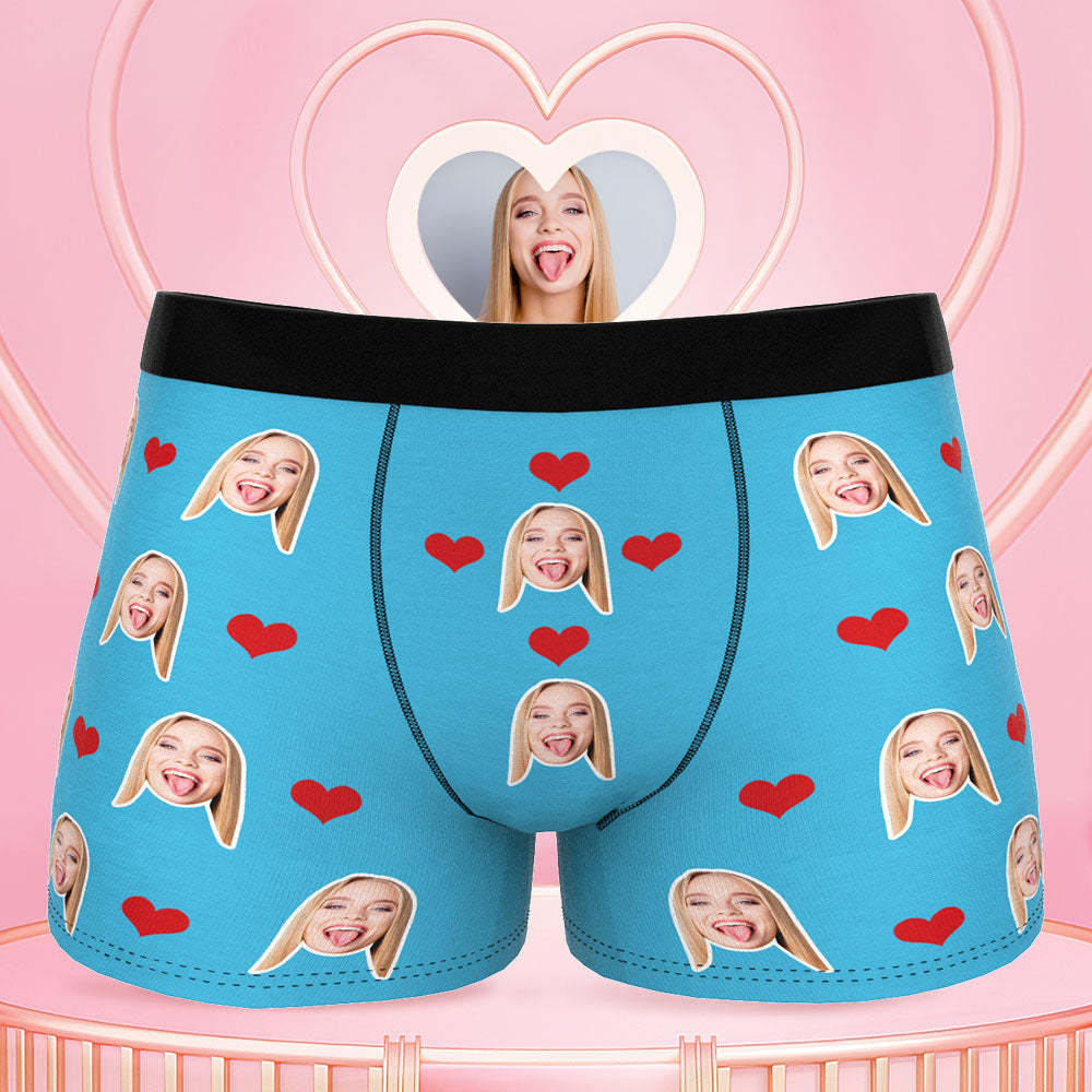 Personalized Face Boxers Custom Boxer Briefs Boxers With Face On Them