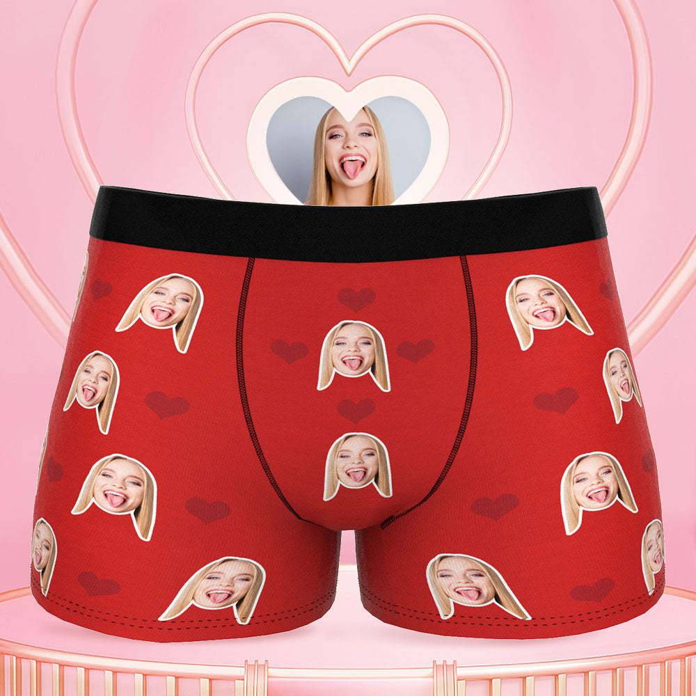 Personalized Face Boxers Custom Boxer Briefs Boxers With Face On Them