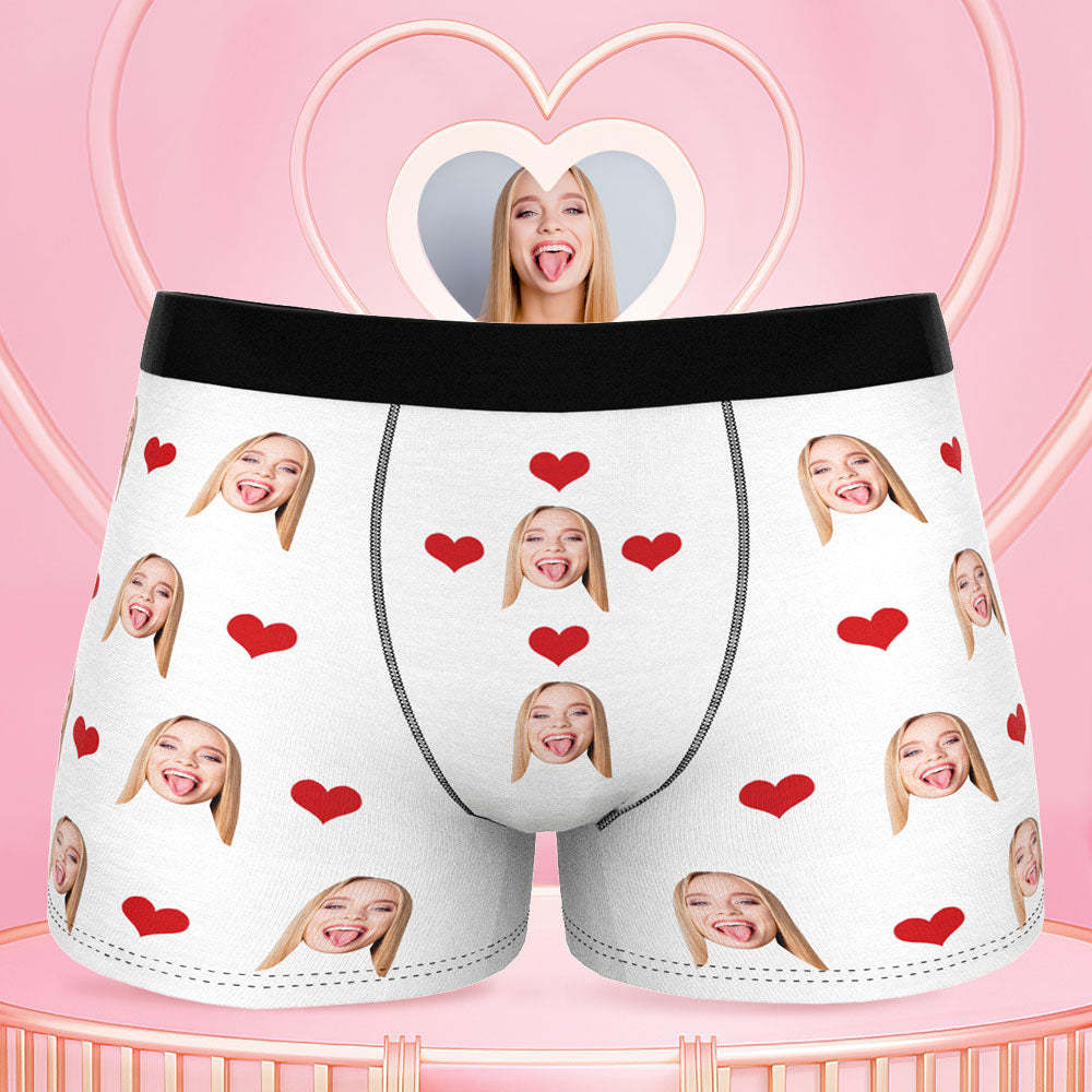 Personalized Face Boxers Custom Boxer Briefs Boxers With Face On Them