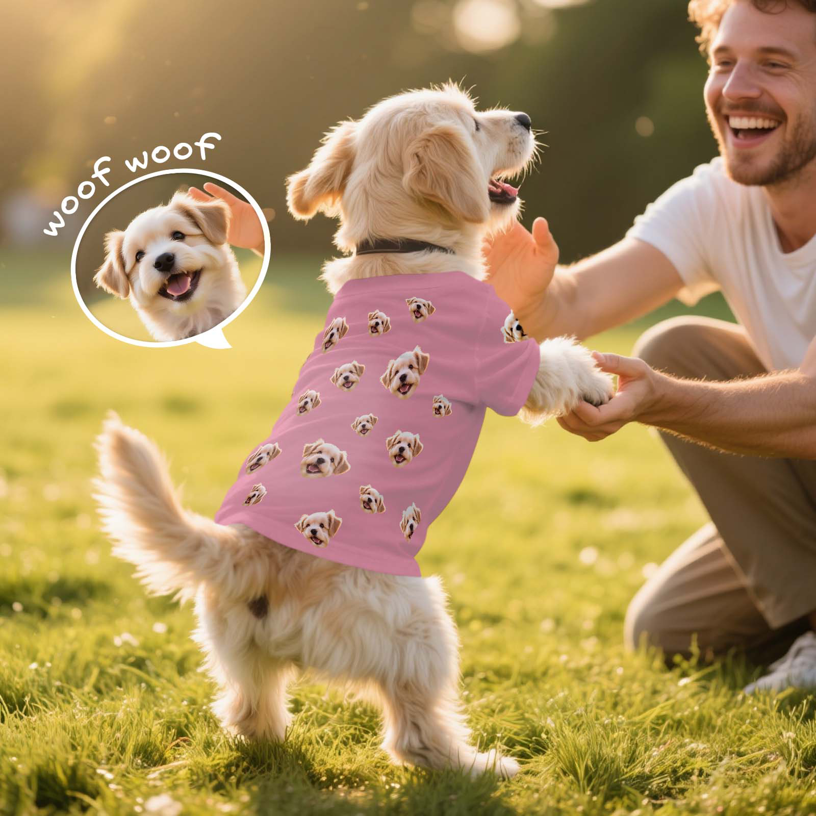 Personalized Cute Photo Mash T-Shirt Dog Shirt Custom Pet Lover Shirt Gift