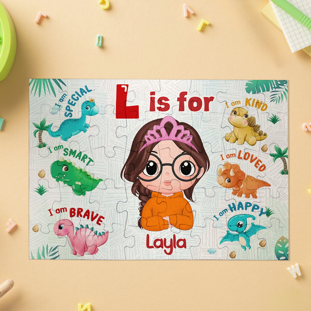 Jigsaw Puzzle Personalized Gift for Kids Trendy 2024 New 2024 Personalized Puzzle for Kid Christmas Gift - MyFaceSocks