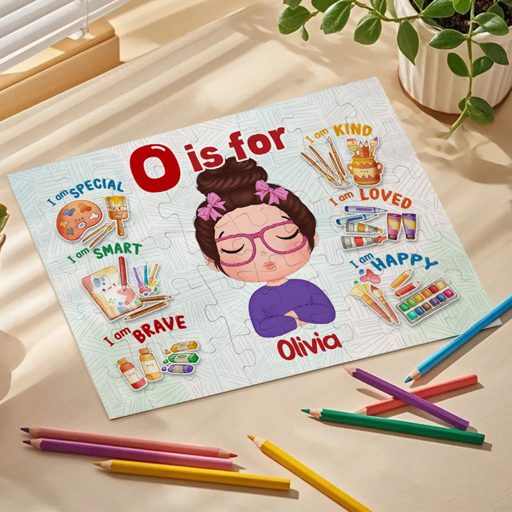 Jigsaw Puzzle Personalized Gift for Kids Trendy 2024 New 2024 Personalized Puzzle for Kid Christmas Gift - MyFaceSocks
