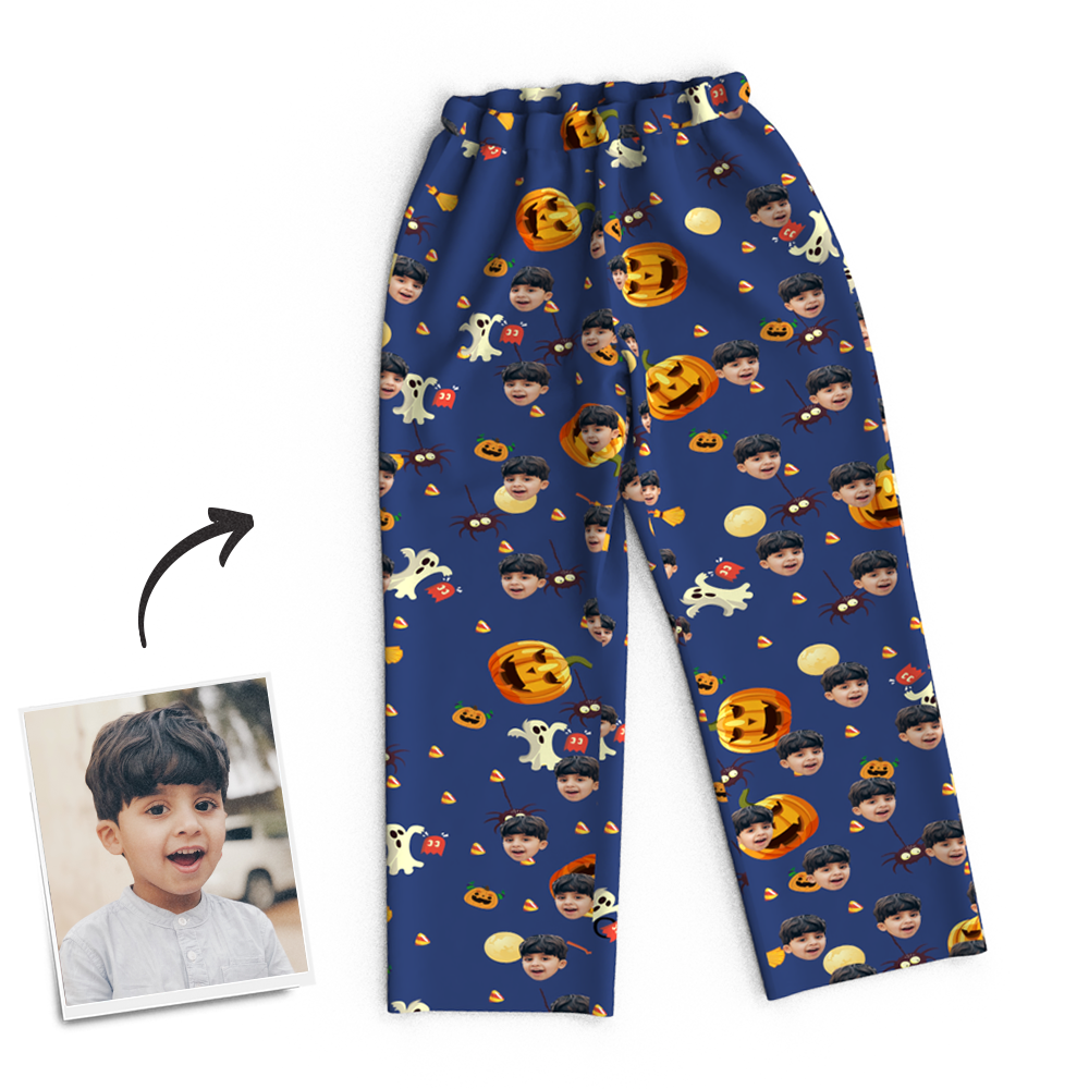 Custom Face Pajamas Halloween For Children - MyFaceSocks