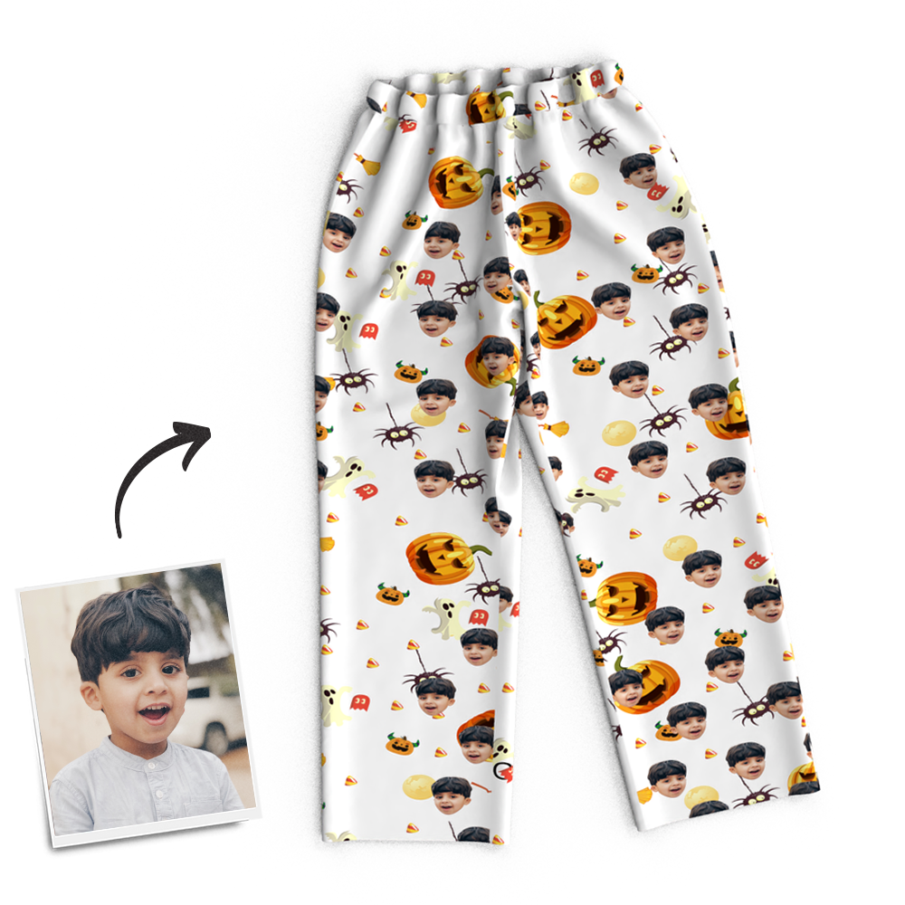 Custom Face Pajamas Halloween For Children