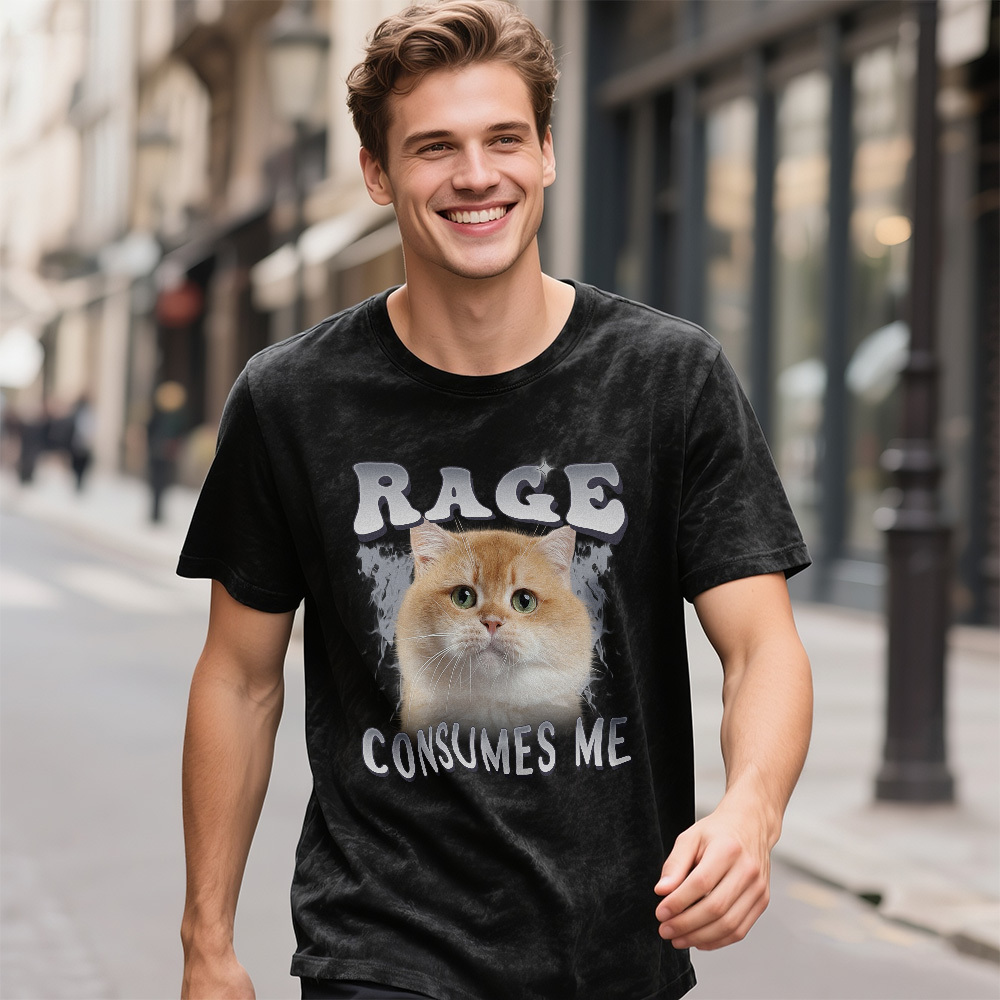 Custom Photo Vintage Certified Freak Funny Cat Meme T-Shirt Vintage Kitty Graphic Tee Retro Washed Cat Lover Shirt Funny Pet Humor Gift Unisex 90s Cat Top - MyFaceSocks