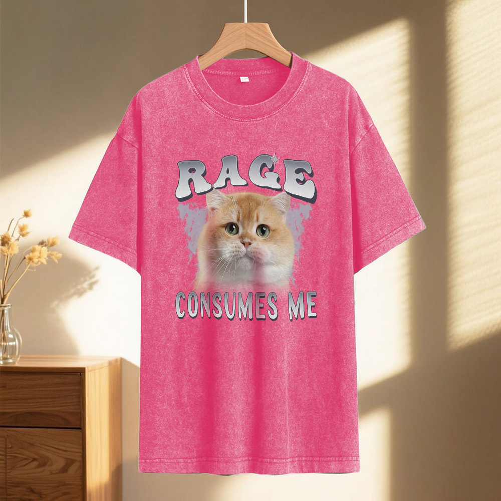 Custom Photo Vintage Certified Freak Funny Cat Meme T-Shirt Vintage Kitty Graphic Tee Retro Washed Cat Lover Shirt Funny Pet Humor Gift Unisex 90s Cat Top - MyFaceSocks