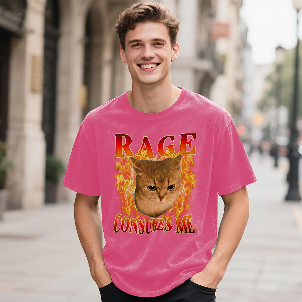 Custom Photo Vintage Certified Freak Funny Cat Meme T-Shirt Vintage Kitty Graphic Tee Retro Washed Cat Lover Shirt Funny Pet Humor Gift Unisex 90s Cat Top - MyFaceSocks