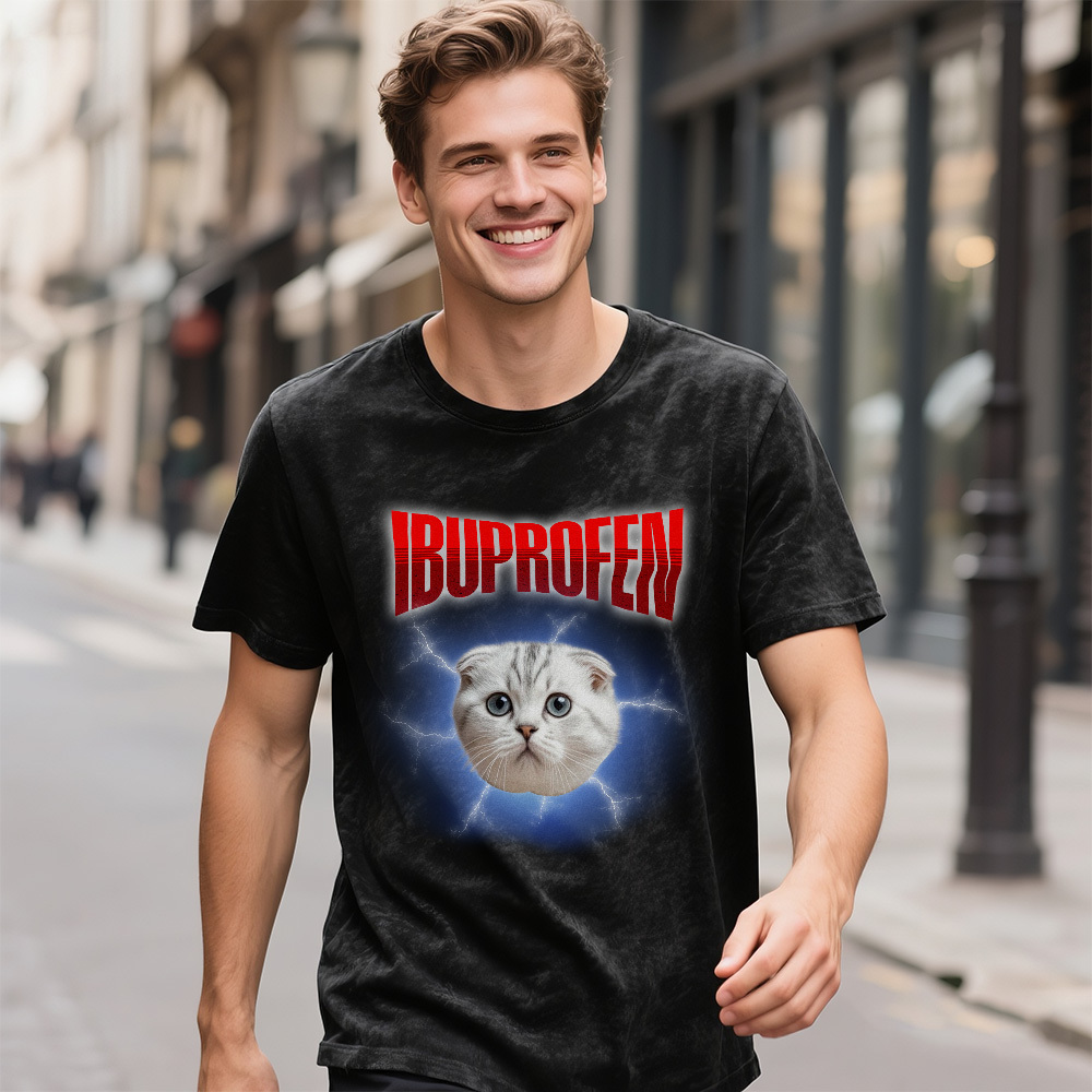 Custom Photo Vintage Certified Freak Funny Cat Meme T-Shirt Vintage Kitty Graphic Tee Retro Washed Cat Lover Shirt Funny Pet Humor Gift Unisex 90s Cat Top - MyFaceSocks