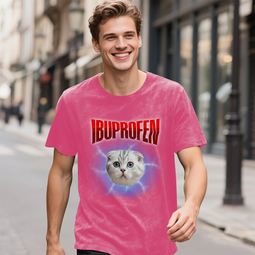 Custom Photo Vintage Certified Freak Funny Cat Meme T-Shirt Vintage Kitty Graphic Tee Retro Washed Cat Lover Shirt Funny Pet Humor Gift Unisex 90s Cat Top - MyFaceSocks