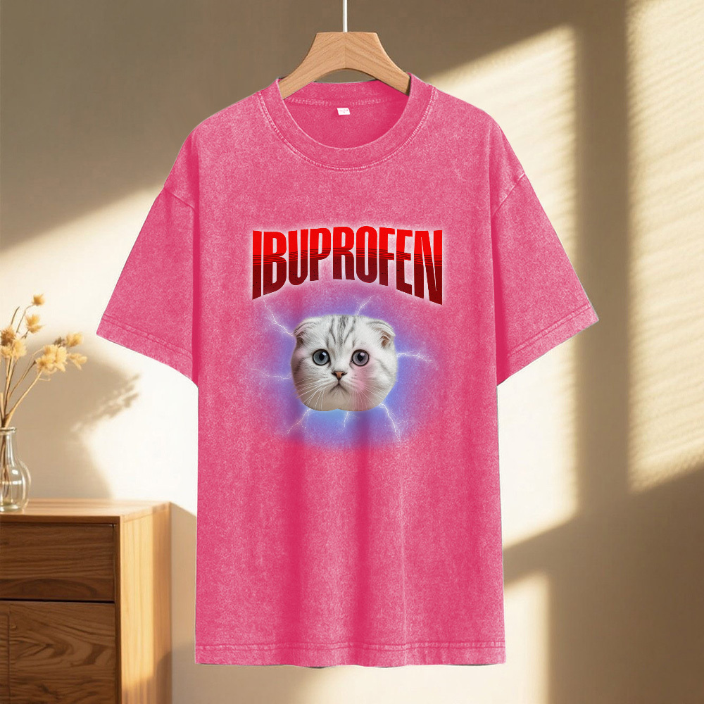 Custom Photo Vintage Certified Freak Funny Cat Meme T-Shirt Vintage Kitty Graphic Tee Retro Washed Cat Lover Shirt Funny Pet Humor Gift Unisex 90s Cat Top - MyFaceSocks