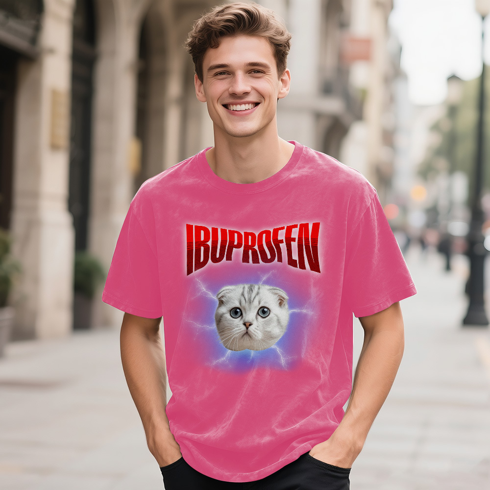 Custom Photo Vintage Certified Freak Funny Cat Meme T-Shirt Vintage Kitty Graphic Tee Retro Washed Cat Lover Shirt Funny Pet Humor Gift Unisex 90s Cat Top - MyFaceSocks