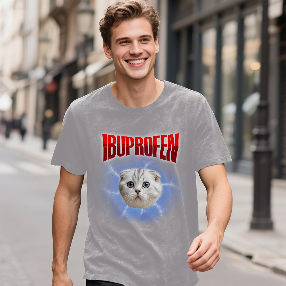 Custom Photo Vintage Certified Freak Funny Cat Meme T-Shirt Vintage Kitty Graphic Tee Retro Washed Cat Lover Shirt Funny Pet Humor Gift Unisex 90s Cat Top - MyFaceSocks
